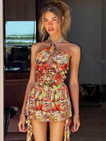 Load image into Gallery viewer, Sisterlinda Women Backless Mini Dress
