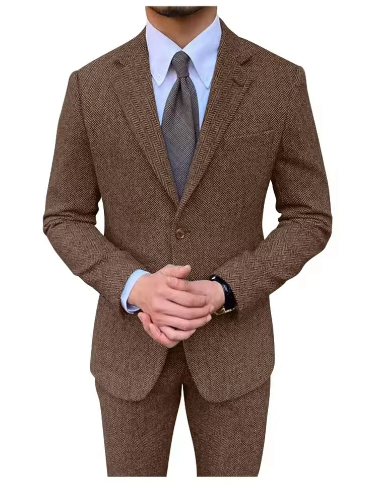 Men's 2 piece Retro British Suit