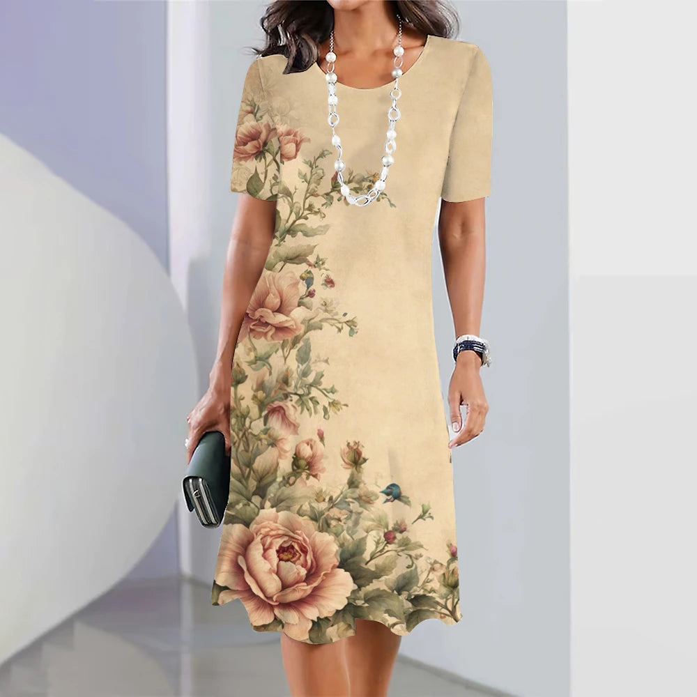 Women's Sunflower Fashion Dress