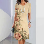 Load image into Gallery viewer, Women&#39;s Sunflower Fashion Dress
