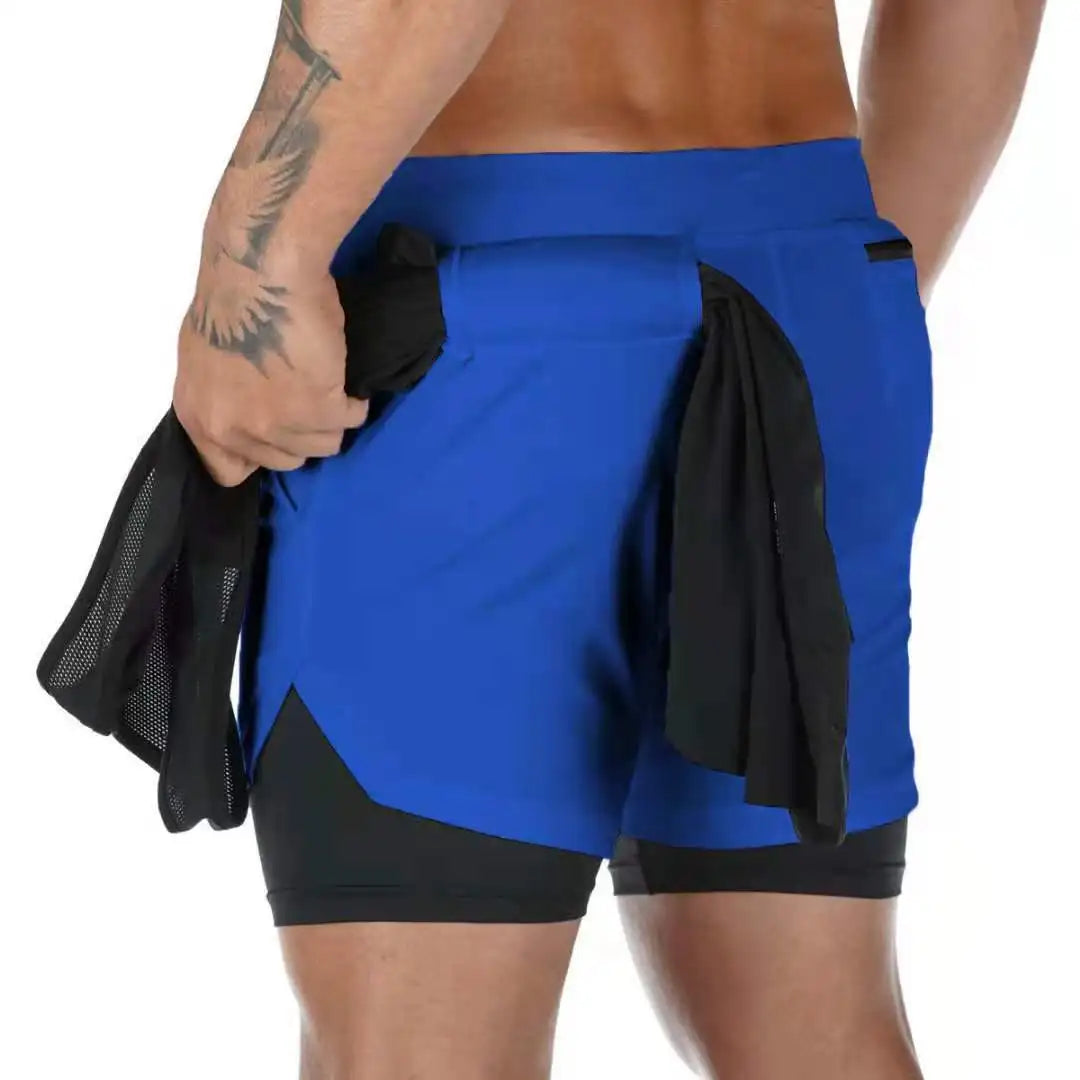Men 2 in 1 Short Pants