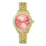 Load image into Gallery viewer, Women Pink Small Face Icy Look Watch
