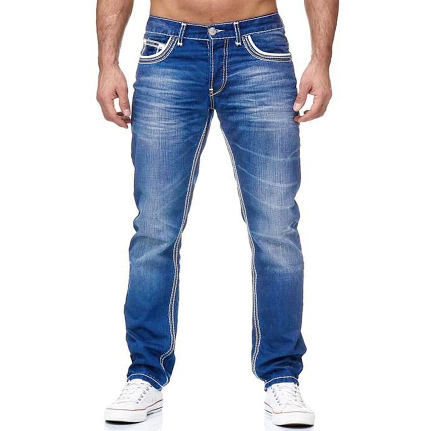Men’s Straight Fit Black Denim Jeans