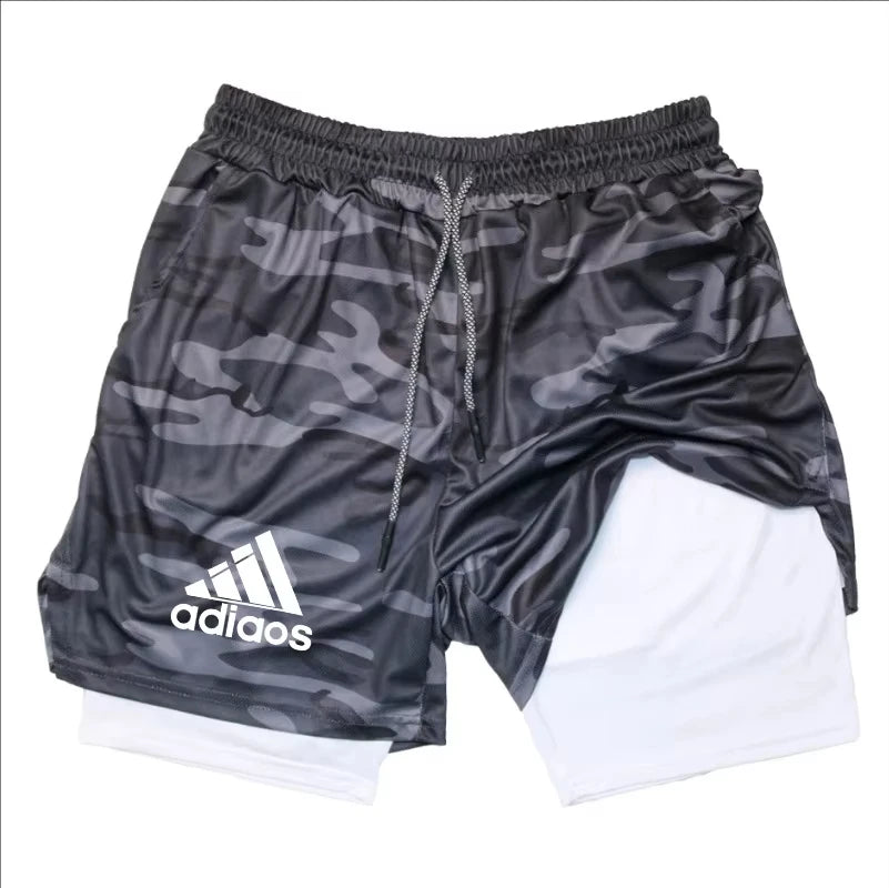 Men's Compression Two-In-One Breathable Shorts