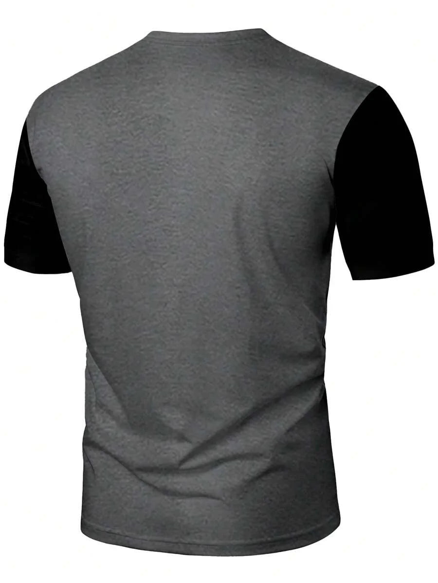 Men's Printed Short-Sleeved T-Shirt