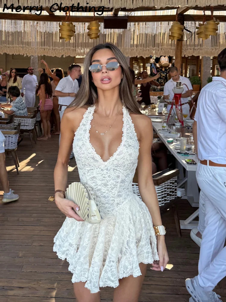 Women's Lace Mini Dress