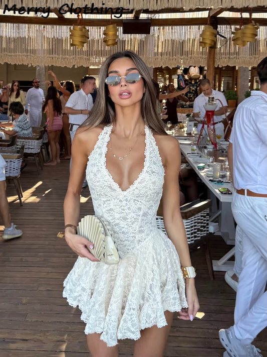 Women's Lace Mini Dress
