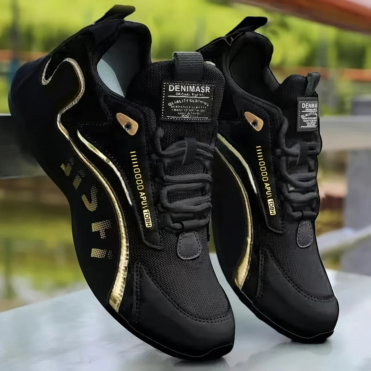 1 Pair Men's Training Shoes with Height Increase
