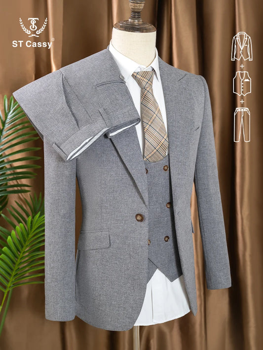 Turkish Style 3 Piece Men's Suit