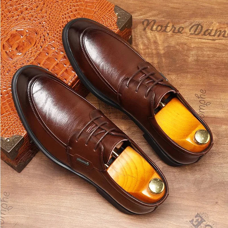 Men's Professional Height-increasing Leather Shoes.