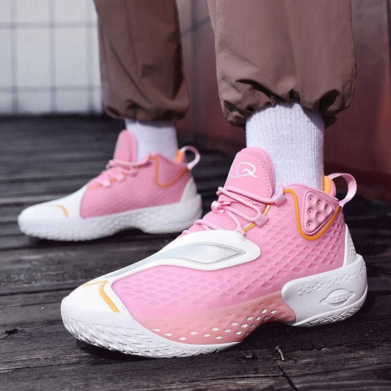Men Basketball Shoes Mesh Breathable Fashion