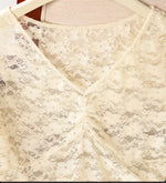 Load image into Gallery viewer, Lace Short Sleeved Beach Top For Women
