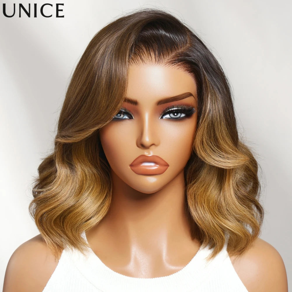 Luxury Wavy Lace Front Human Hair Wig