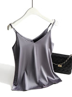 Load image into Gallery viewer, Women Summer Silk Sleeveless Tops
