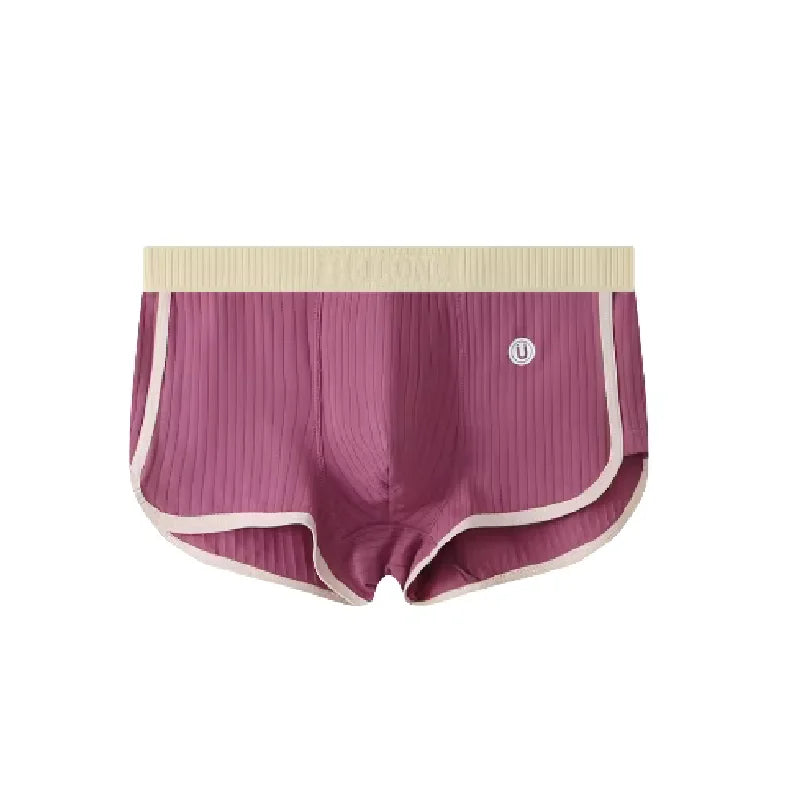 Men's 100% Cotton Solid Striped Boxers