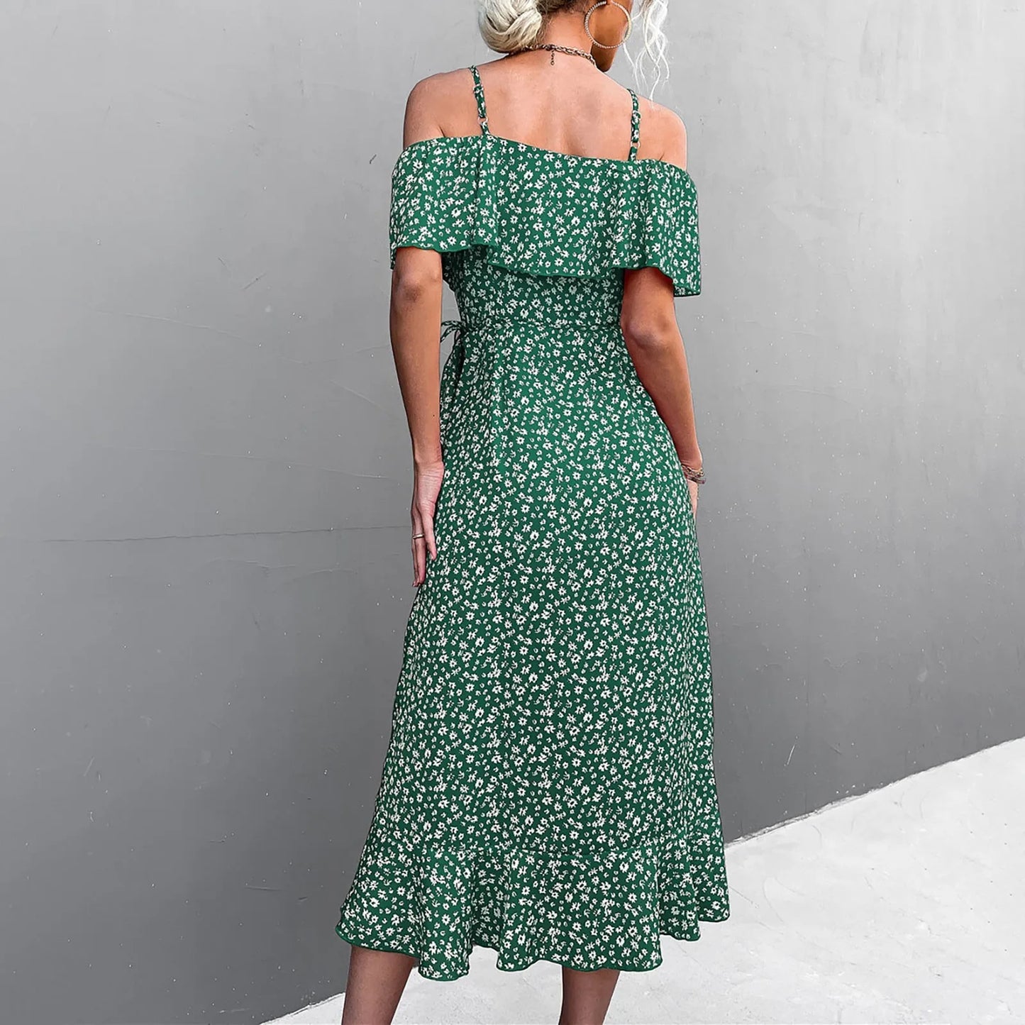 Women's Vintage Floral Dress