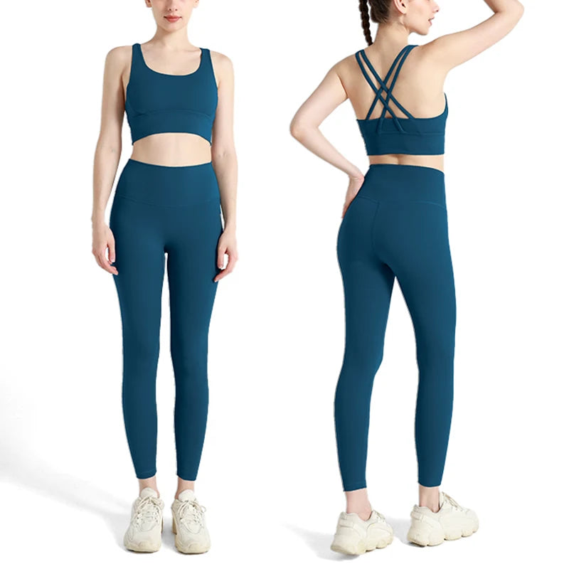Women's New 2 Piece Yoga Breathable Tracksuit