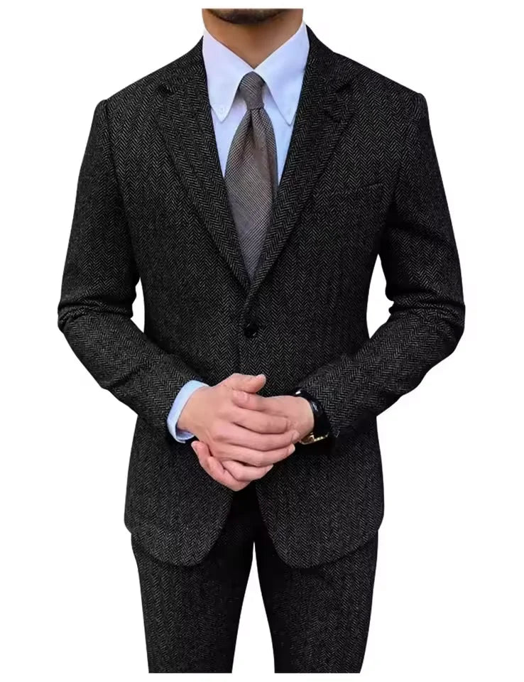 Men's 2 piece Retro British Suit