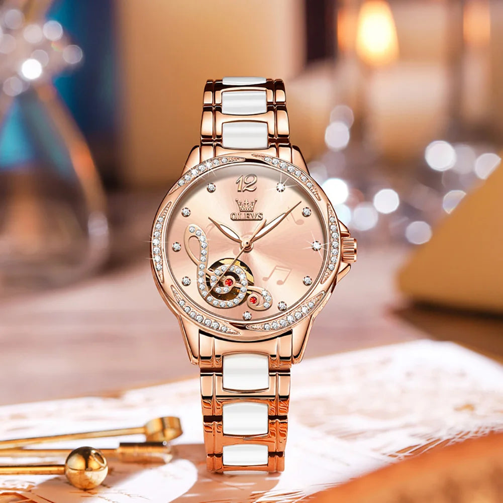 New Women's Sophisticated Elegant Automatic Watch