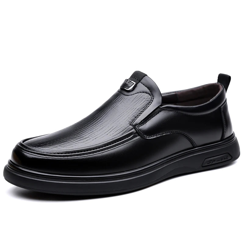 Men's Genuine Leather Shoes Durable for Long-Time Wear