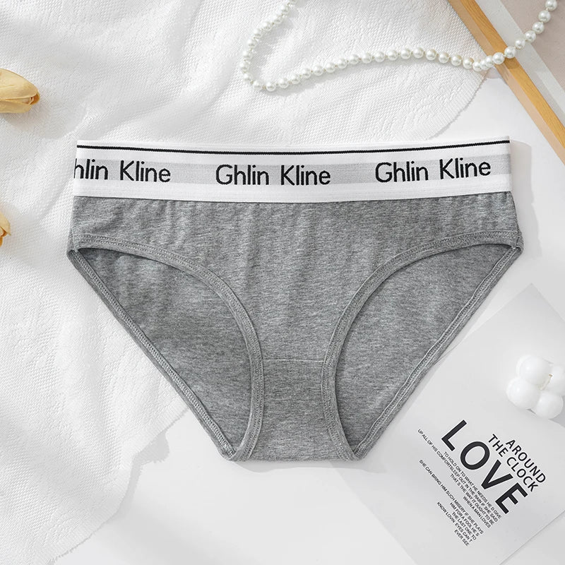 2PCS Cotton Sports Underwear Set For Female