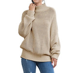 Load image into Gallery viewer, Women&#39;s Pullover Turtleneck Knitted Top

