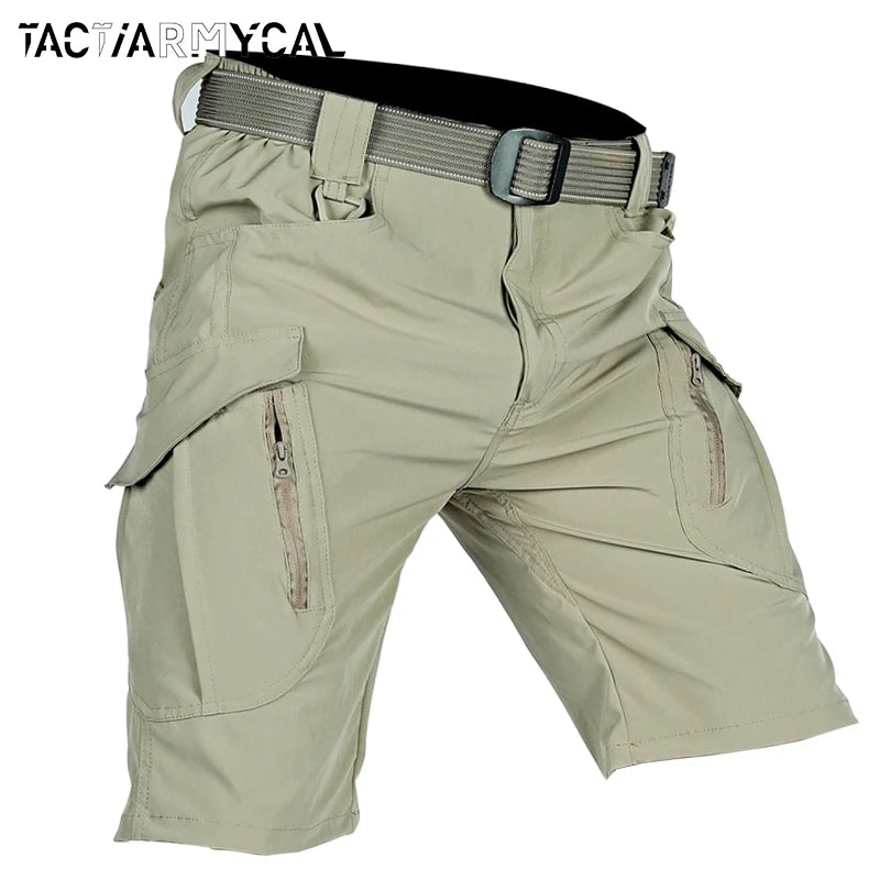 Men Cargo Tactical Quick Dry Multi-Pocket Shorts