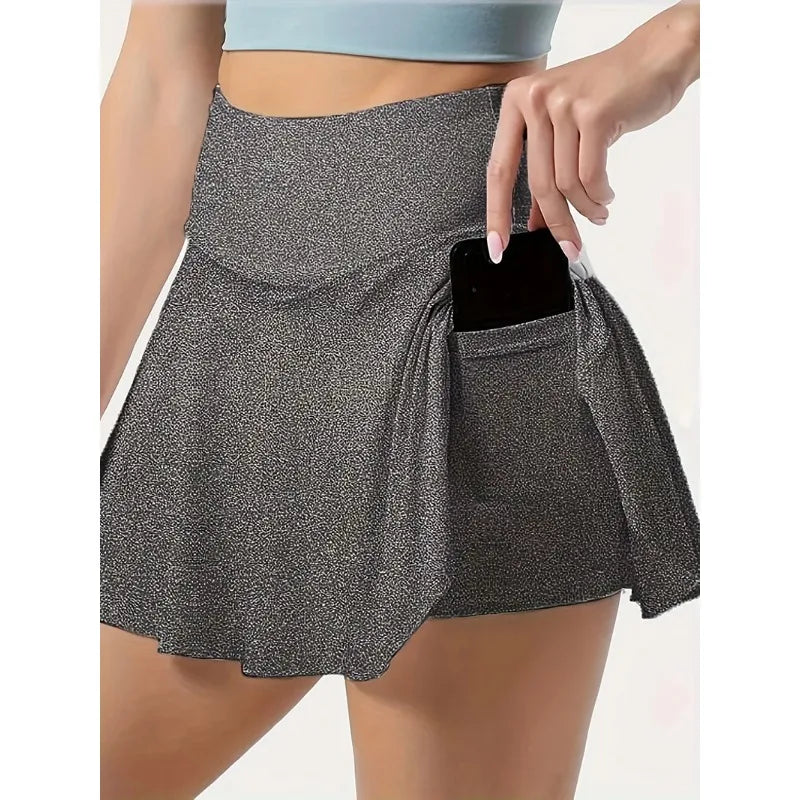 Women's High Waist Quick Drying Fitness Skirt