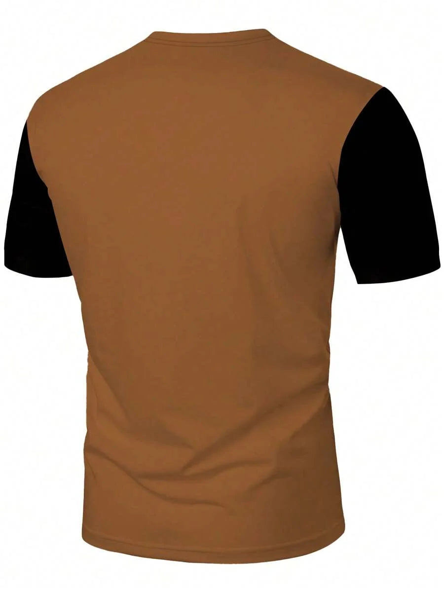 Men's Printed Short-Sleeved T-Shirt