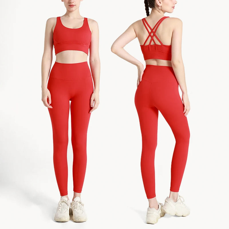 Women's New 2 Piece Yoga Breathable Tracksuit