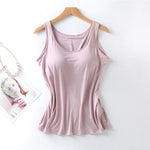 Load image into Gallery viewer, Ice Silk Tank Top Wireless Padded
