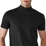 Load image into Gallery viewer, Men&#39;s Half High Collar Slim Fit T-shirt
