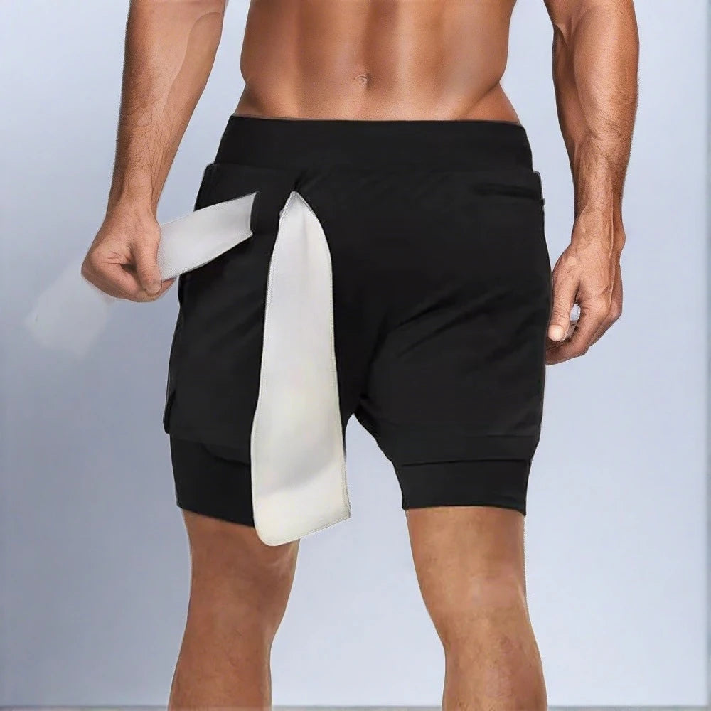 Men 2 in 1 Short Pants