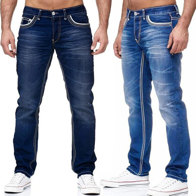 Men’s Straight Fit Black Denim Jeans