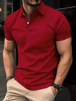 Load image into Gallery viewer, Men&#39;s Short Sleeve Polo Shirt
