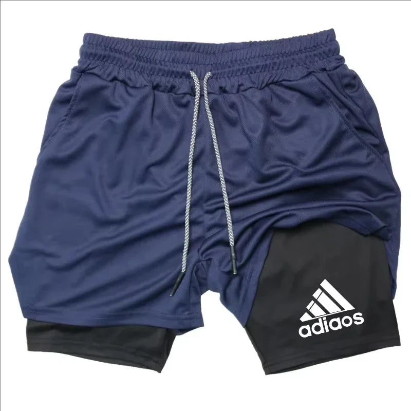Men's Compression Two-In-One Breathable Shorts