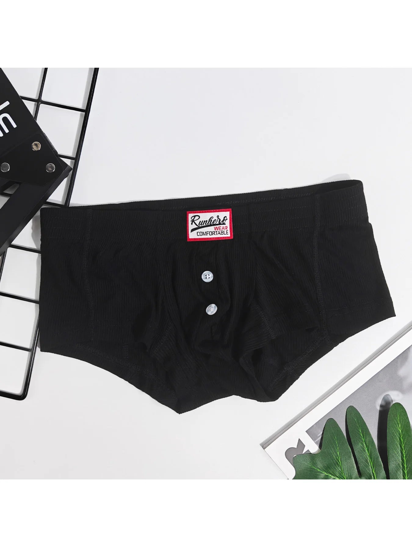 Men's Breathable Boxers, made of synthetic Viscose,