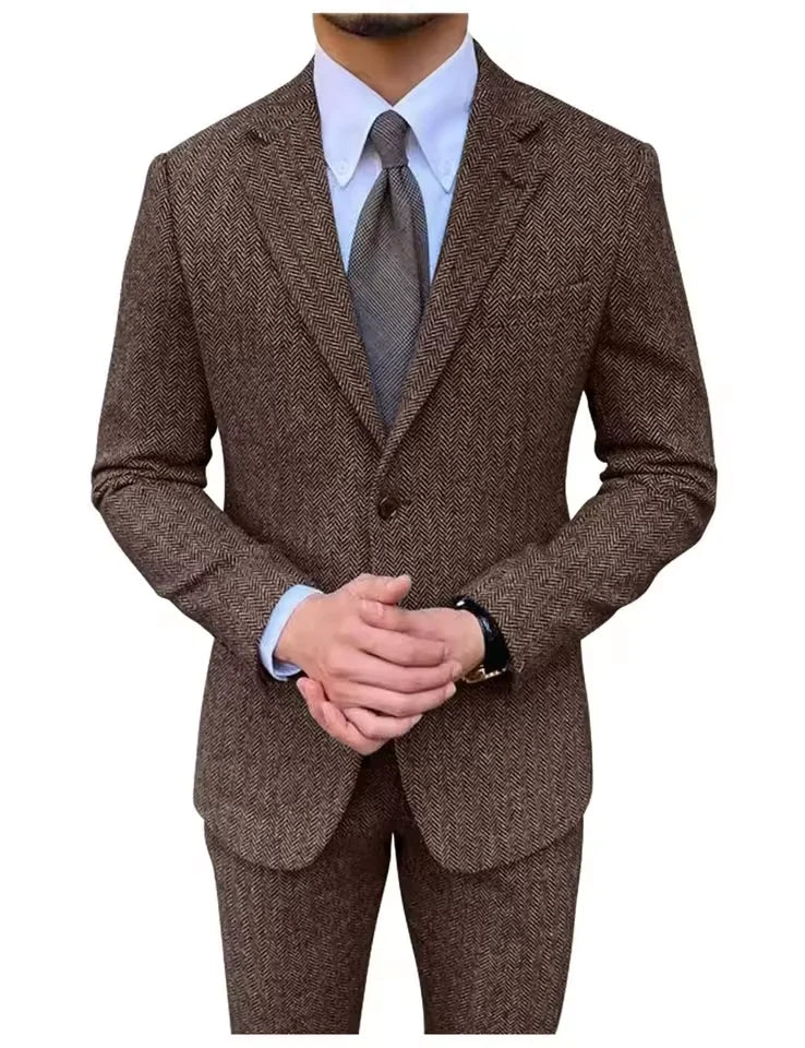 Men's 2 piece Retro British Suit