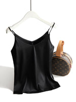 Load image into Gallery viewer, Women Summer Silk Sleeveless Tops
