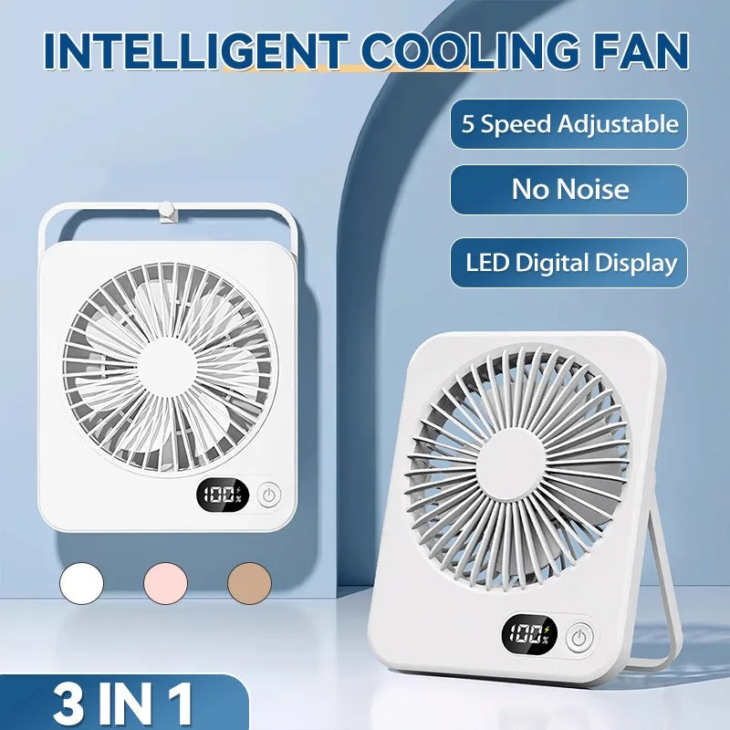 Mini USB Rechargeable Portable Desktop Fan