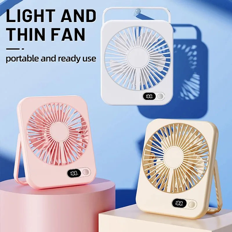 Mini USB Rechargeable Portable Desktop Fan