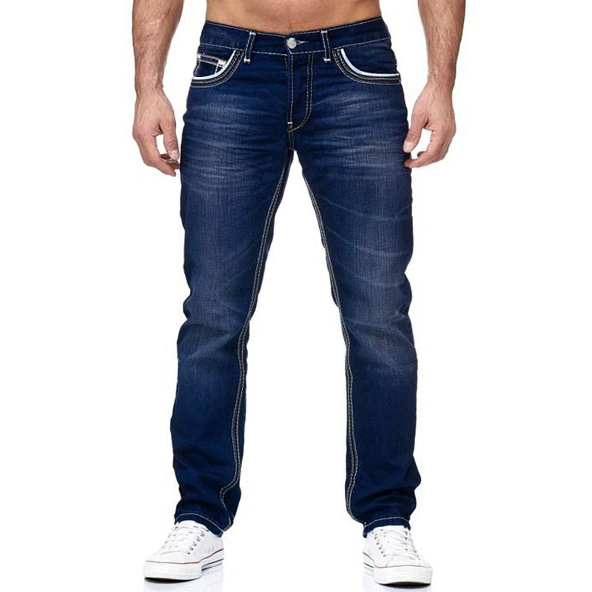 Men’s Straight Fit Black Denim Jeans