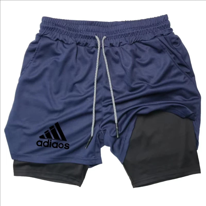 Men's Compression Two-In-One Breathable Shorts