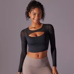 Load image into Gallery viewer, Women&#39;s Quick Dry Gym Yoga Shirt
