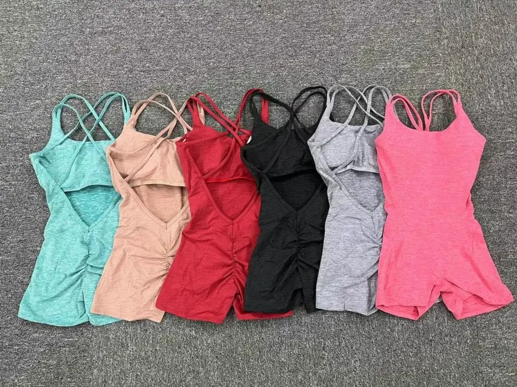 Women's Yoga Sportswear Jumpsuit.