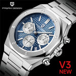 Load image into Gallery viewer, Mens Quartz Sapphire Stainless Steel Watch
