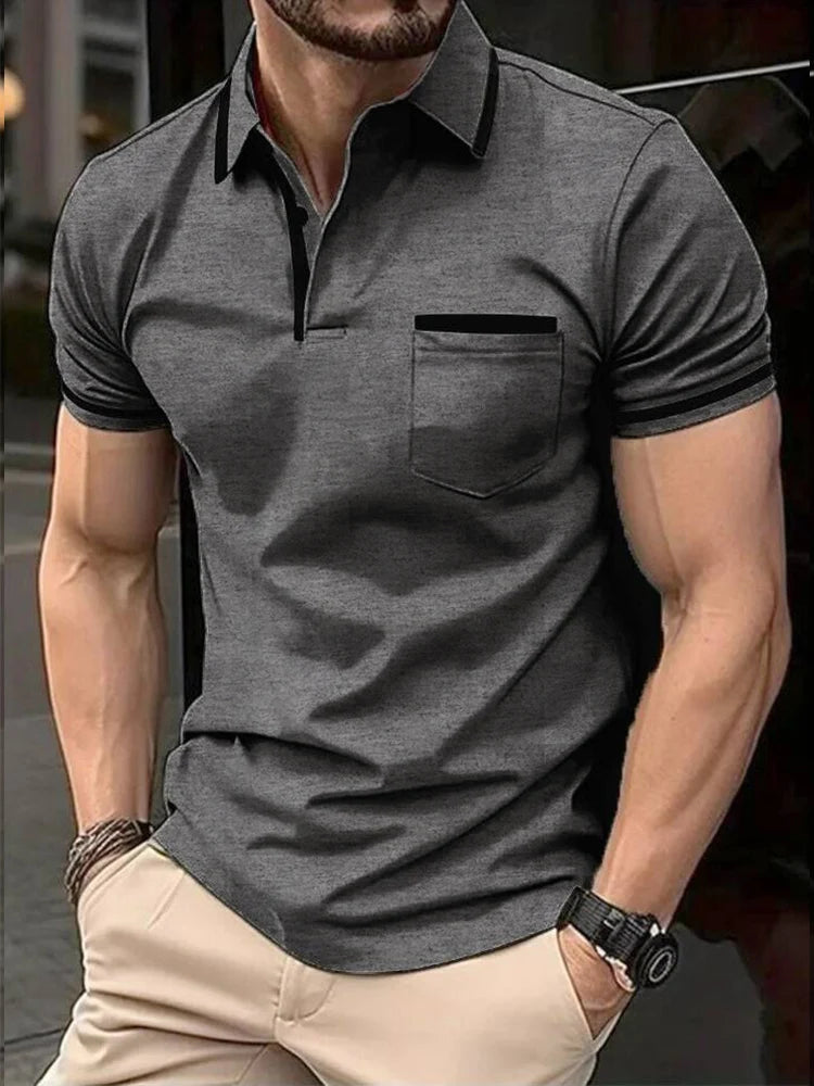 Men's Casual short sleeve Polo shirt