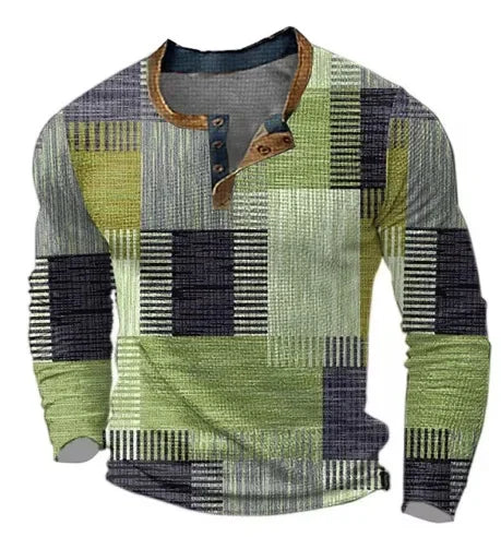 Oversized 6XL Men's Long Sleeve Top