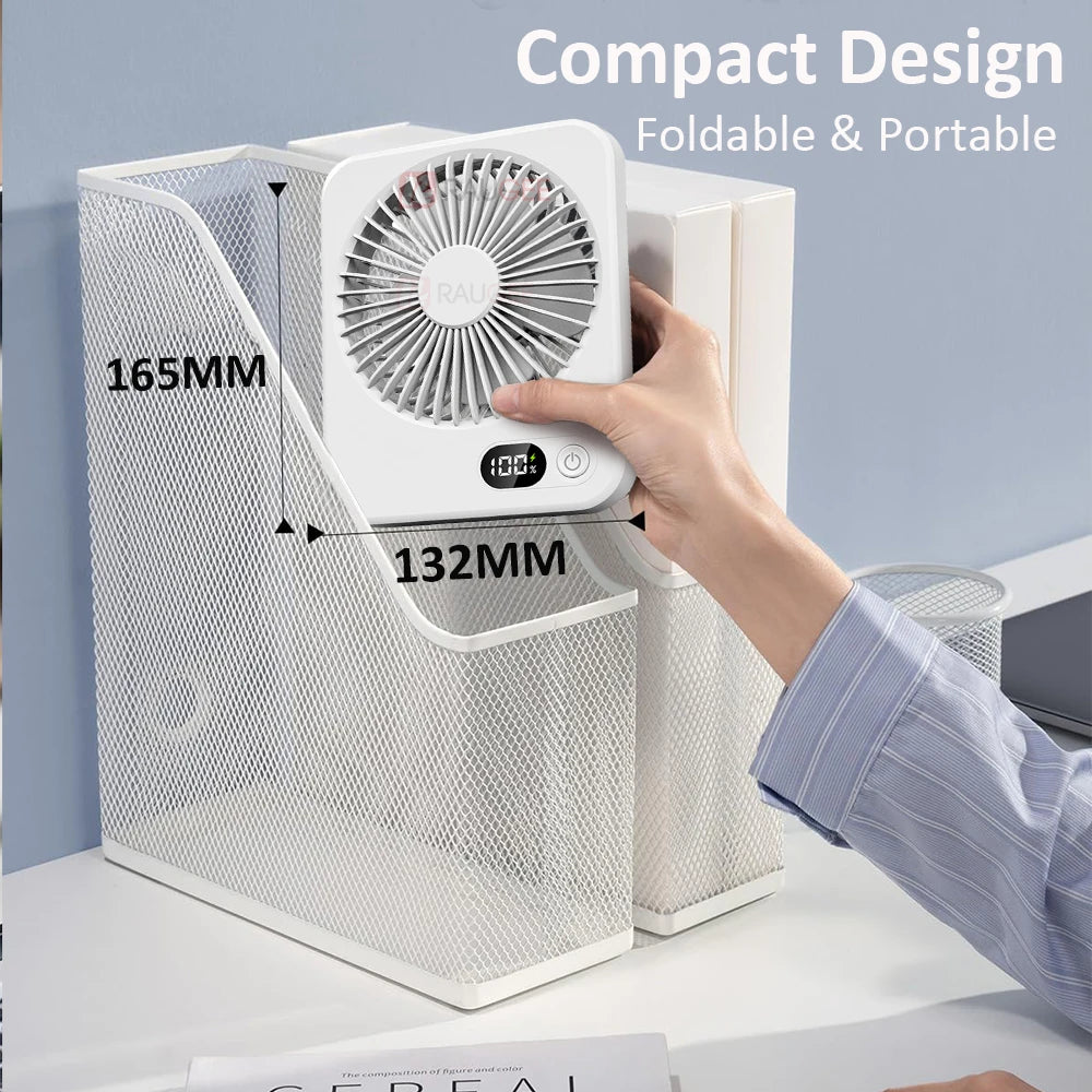 Mini USB Rechargeable Portable Desktop Fan