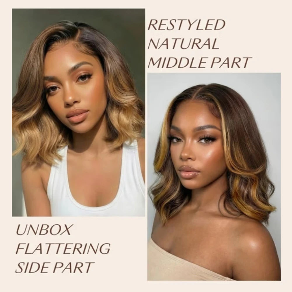 Luxury Wavy Lace Front Human Hair Wig